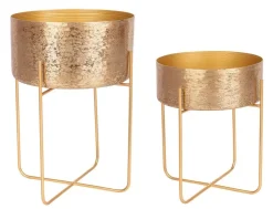 Coprivasi>Bizzotto SET2 P.VASO VARANASI STAND TO ORO
