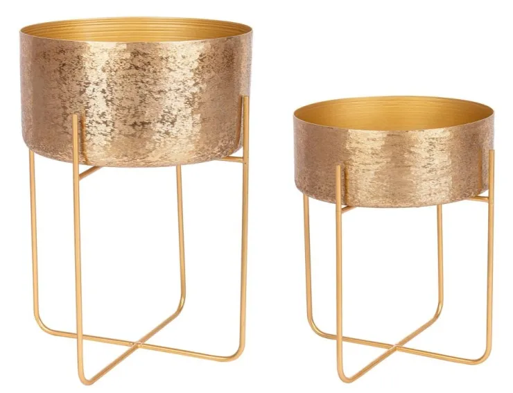 Coprivasi>Bizzotto SET2 P.VASO VARANASI STAND TO ORO