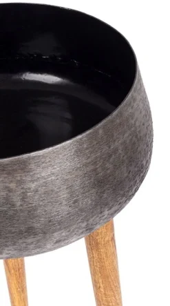 Coprivasi>Bizzotto SET3 P.VASO VARANASI TREPPIEDE TO NERO