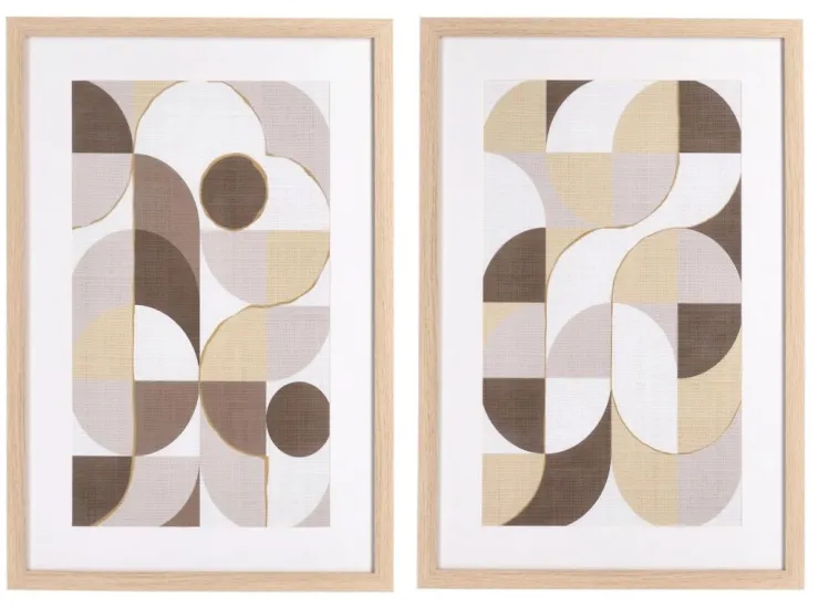 Quadri E Stampe>Bizzotto SET2 QUADRO C-C SHERLEY 631 40X60