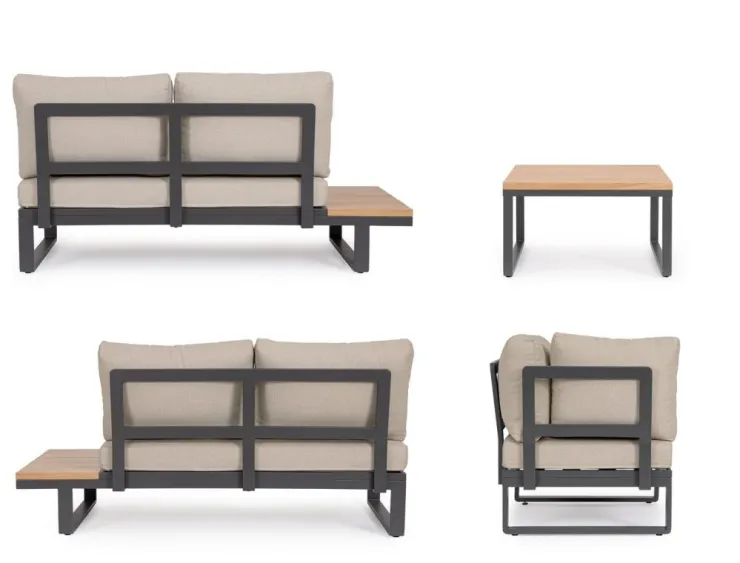 Salotti Completi>Bizzotto SET SALOTTO ANG. C-C ZELMAR ANTR. YK13