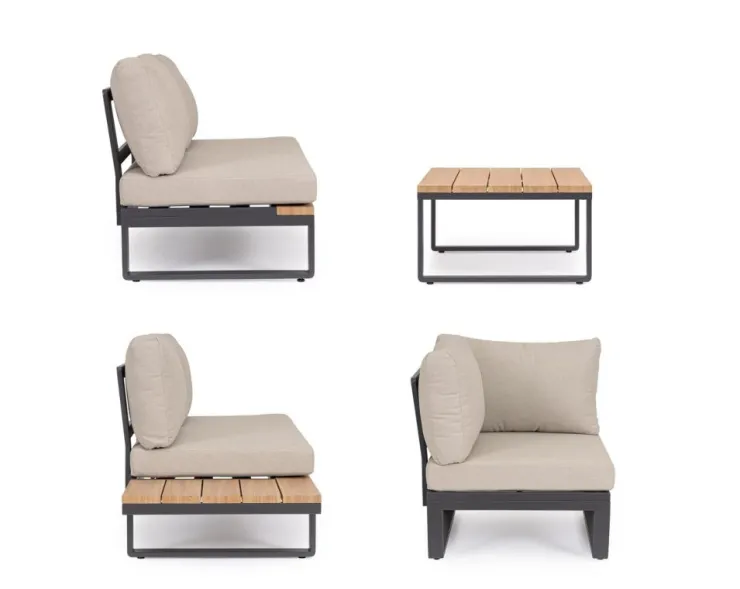 Salotti Completi>Bizzotto SET SALOTTO ANG. C-C ZELMAR ANTR. YK13