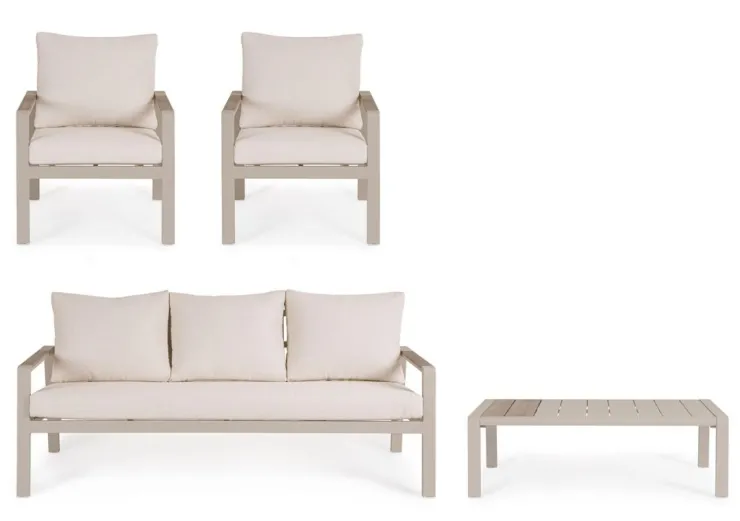 Salotti Completi>Bizzotto SET4 SALOTTO C-C ELNA PEYOTE