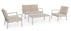 Salotti Completi>Bizzotto SET4 SALOTTO C-C KONNOR RASTIN