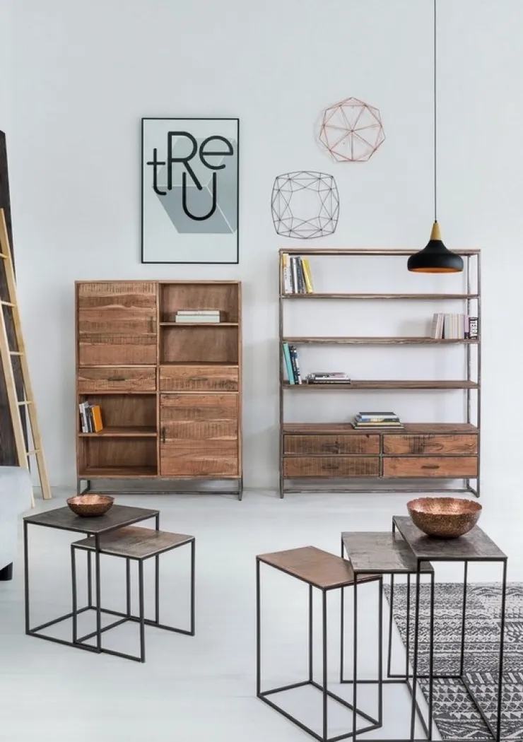 Tavolini>Bizzotto SET2 TAVOLINI IN METALLO - TAHIR
