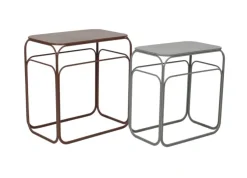 Tavolini>Bizzotto SET2 TAVOLINO CLARITY RETT