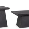 Tavolini>Bizzotto SET2 TAVOLINO FUJI QUADRATO