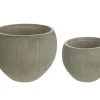 Vasi E Coprivasi>Bizzotto SET2 VASO BRUSH SFERA SALVIA