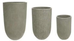 Vasi E Coprivasi>Bizzotto SET3 VASO BRUSH TO ALTO SALVIA