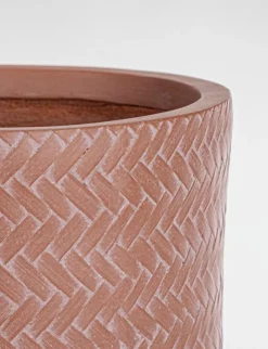 Vasi E Coprivasi>Bizzotto SET4 VASO TRESSAGE CIL TERRACOTTA