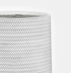 Vasi E Coprivasi>Bizzotto SET2 VASO TRESSAGE TO ALTO BIANCO