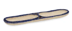 Ceste Decorative>Bizzotto SET3 VASSOIO DECORATIVO GIANG NATURA BLU