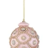 Pendagli>Bizzotto SFERA CRYSTAL ROSA CIPRIA D80