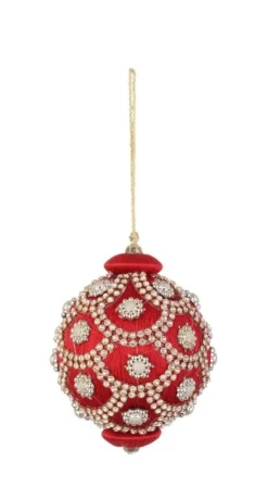Pendagli>Bizzotto SFERA CRYSTAL ROSSO D80