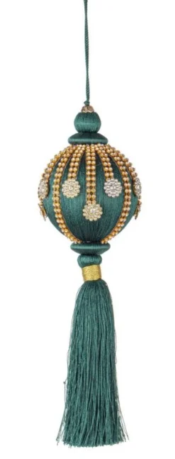 Pendagli>Bizzotto SFERA FRINGE VERDE SC C-NAPPA D80