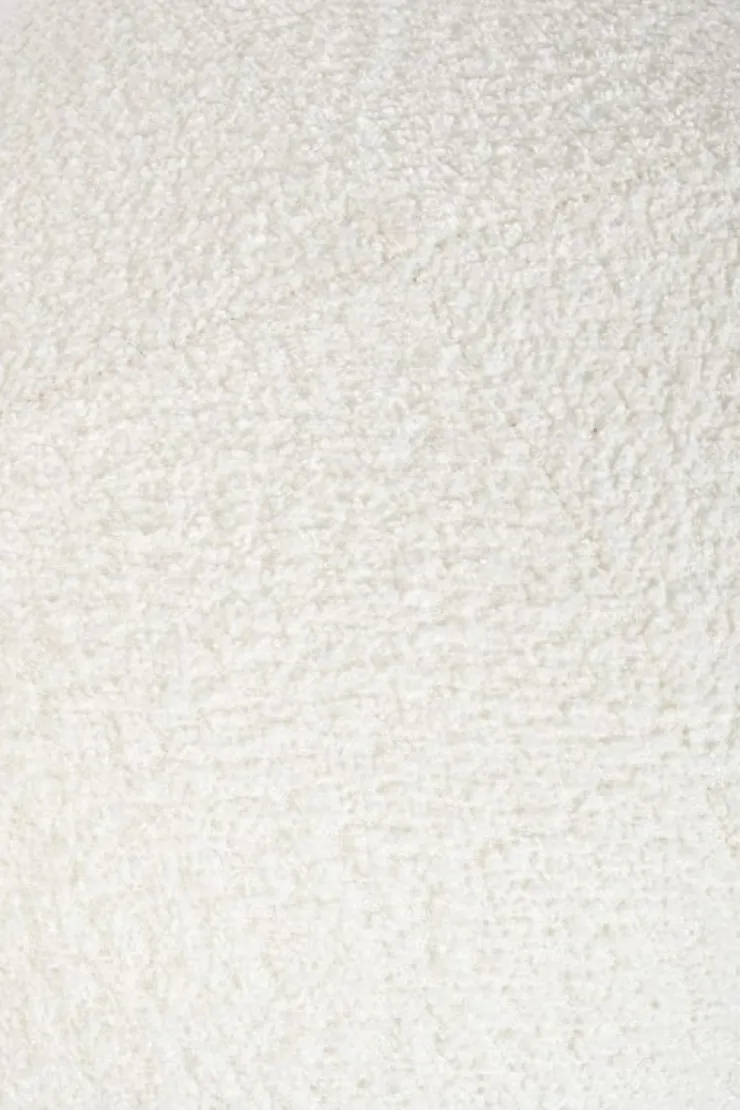 Sgabelli>Bizzotto SGABELLO EFFETTO BOUCLE' BIANCO - DAYLA