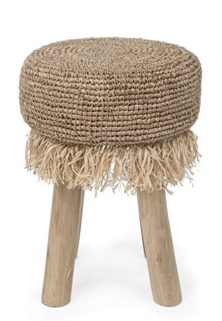 Sgabelli>Bizzotto SGABELLO IN FIBRE NATURALI G01 - FLORINDA