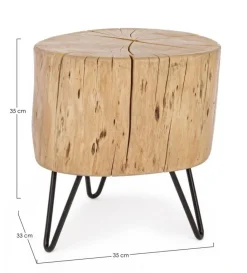 Sgabelli>Bizzotto SGABELLO IN LEGNO H35 - ARTUR