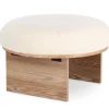Pouf>Bizzotto SGABELLO IN TESSUTO NATURALE - ANNUSKA