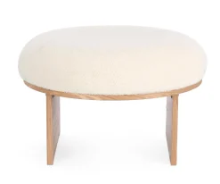 Pouf>Bizzotto SGABELLO IN TESSUTO NATURALE - ANNUSKA