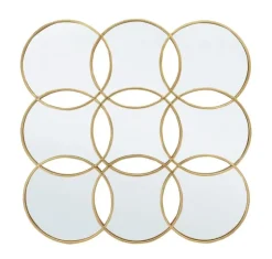 Specchi>Bizzotto SPECCHIO C-C HANIMA ORO 88,5X88,5