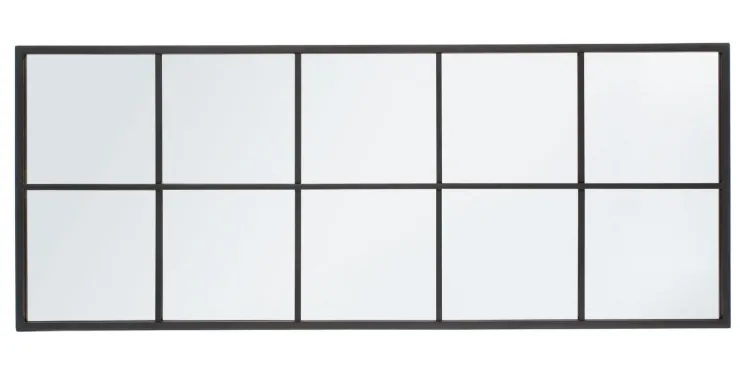 Specchi>Bizzotto SPECCHIO C-C WINDOW NUCLEOS NERO 125X50