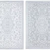 Tappeti Per Esterno>Bizzotto TAPPETO BIANCO GRIGIO 150X210 - ANSEDONIA