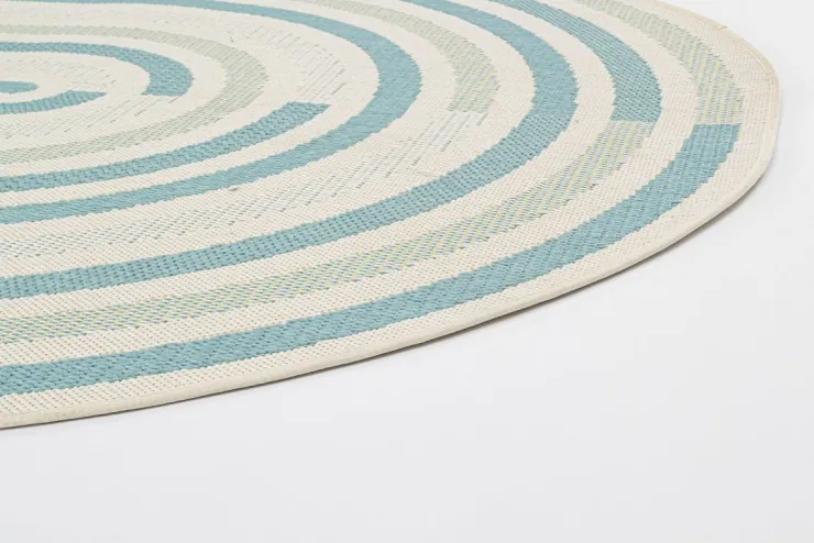 Tappeti Per Esterno>Bizzotto TAPPETO NOUR VERDE OV BLU BEIGE 160X229