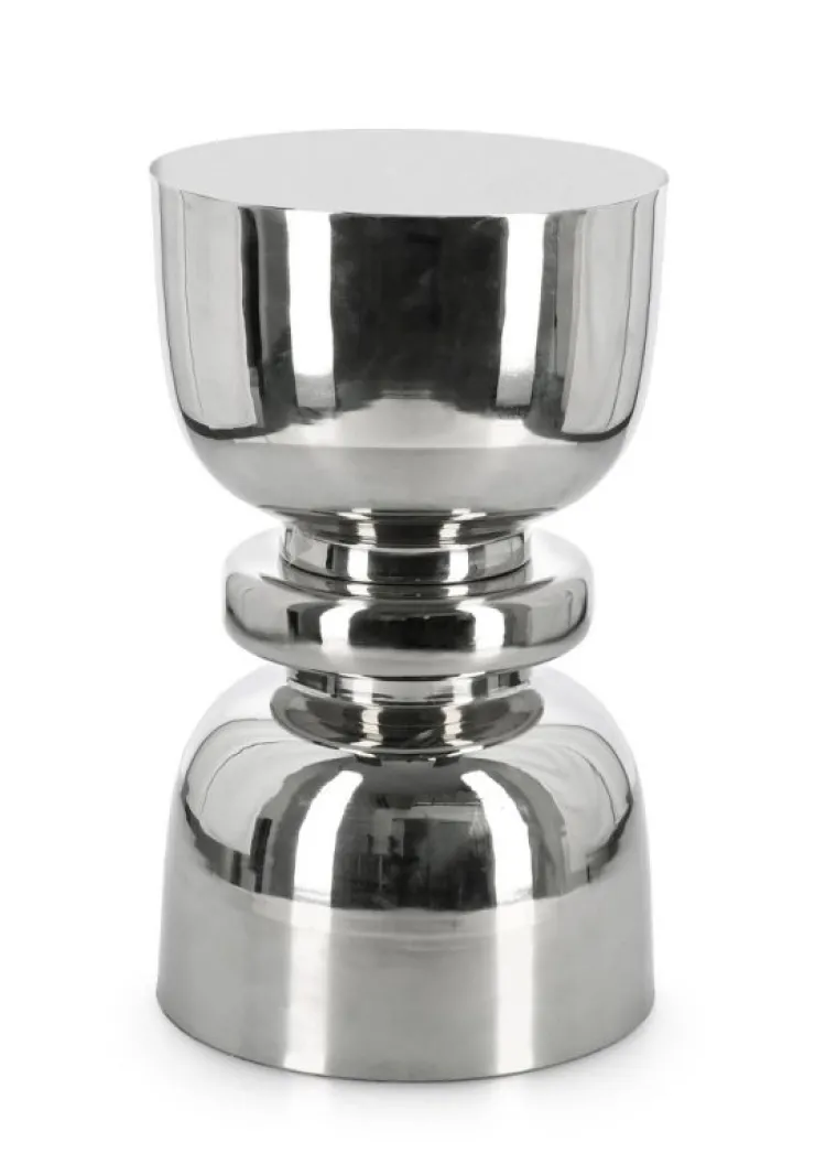 Tavolini>Bizzotto TAVOLINO ANIMESH SHINY NICKEL
