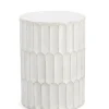 Tavolini>Bizzotto TAVOLINO CAESAR D40.5 BIANCO