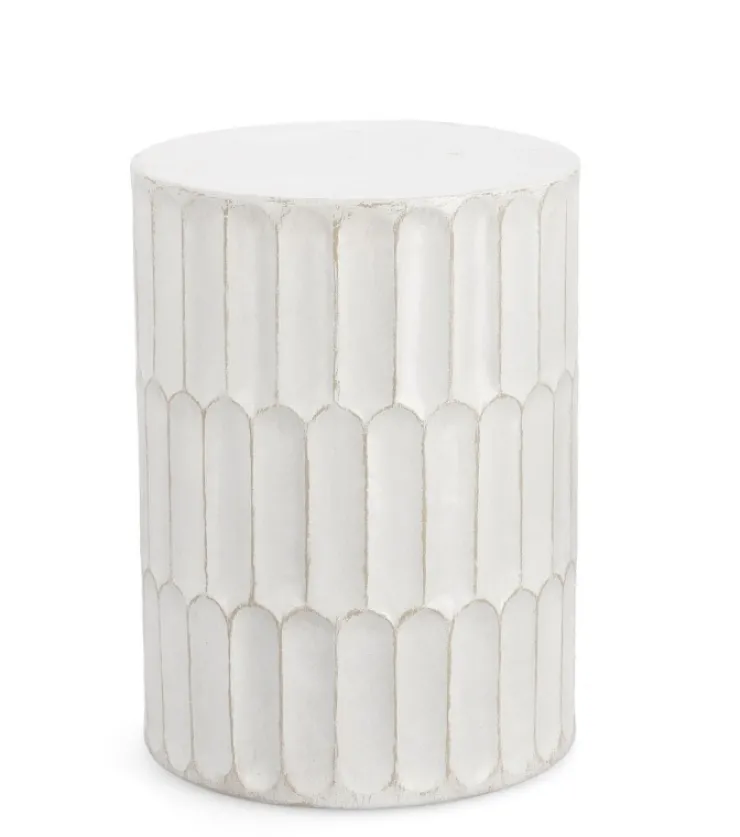 Tavolini>Bizzotto TAVOLINO CAESAR D40.5 BIANCO