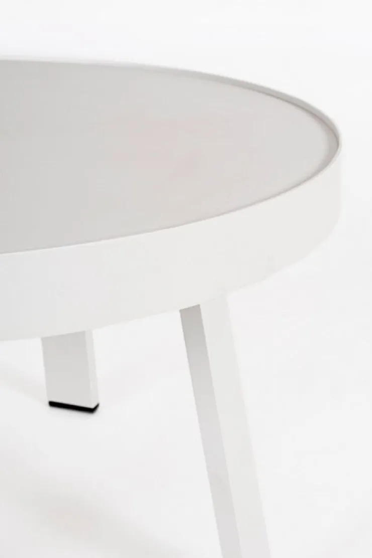 Tavolini>Bizzotto TAVOLINO D71 BIANCO QS20 - SPYRO