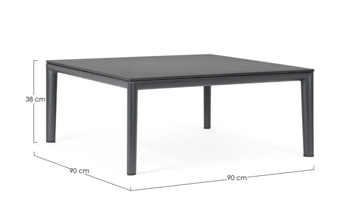 Tavolini>Bizzotto TAVOLINO GERALD 90X90 ANTR JX55