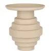 Tavolini>Bizzotto TAVOLINO IN ACCIAIO BEIGE - AMBA