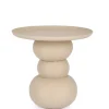 Tavolini>Bizzotto TAVOLINO IN ACCIAIO BEIGE - ALPA