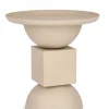 Tavolini>Bizzotto TAVOLINO IN ACCIAIO BEIGE - ALKA