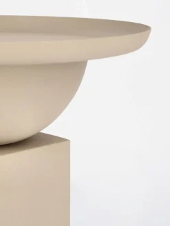 Tavolini>Bizzotto TAVOLINO IN ACCIAIO BEIGE - ALKA
