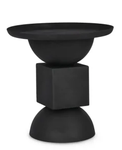 Tavolini>Bizzotto TAVOLINO IN ACCIAIO NERO - ALKA