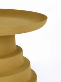 Tavolini>Bizzotto TAVOLINO IN ACCIAIO SENAPE - AMBA
