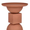 Tavolini>Bizzotto TAVOLINO IN ACCIAIO TERRACOTTA - ALKA