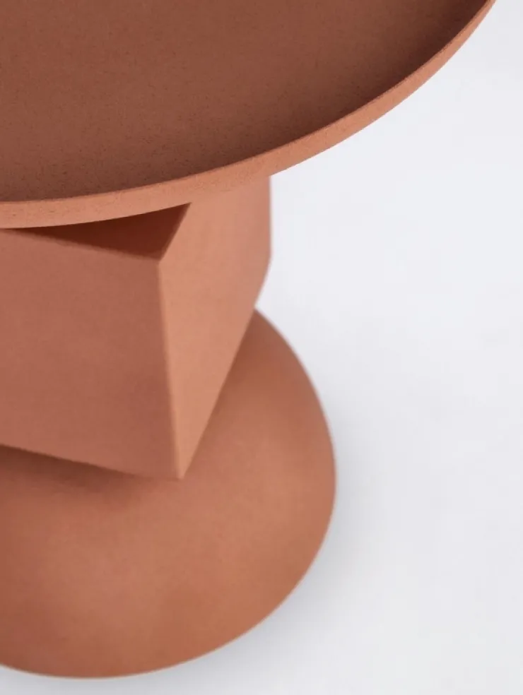 Tavolini>Bizzotto TAVOLINO IN ACCIAIO TERRACOTTA - ALKA