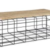 Tavolini>Bizzotto TAVOLINO IN ACCIAIO 110X65 - TRELLIS