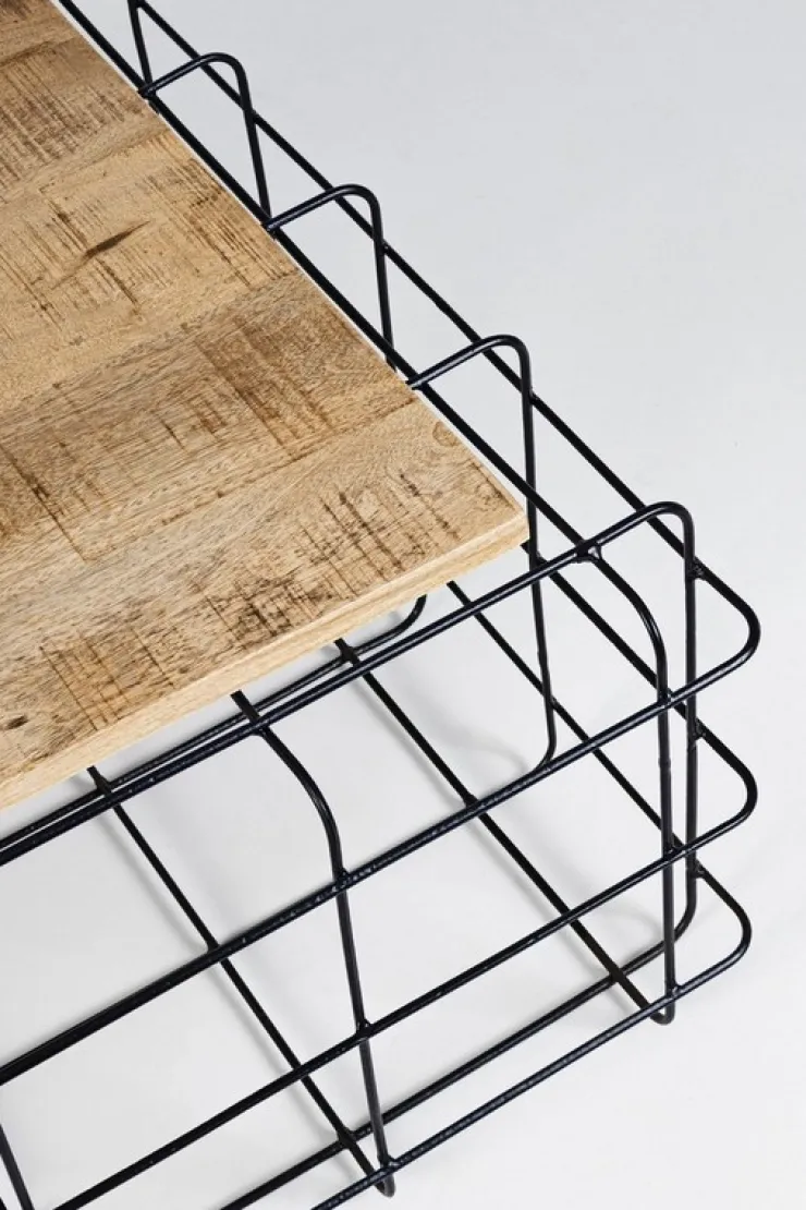 Tavolini>Bizzotto TAVOLINO IN ACCIAIO 110X65 - TRELLIS