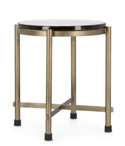 Tavolini>Bizzotto TAVOLINO IN ACCIAO FINITURA OTTONE H50 - ZAYLA