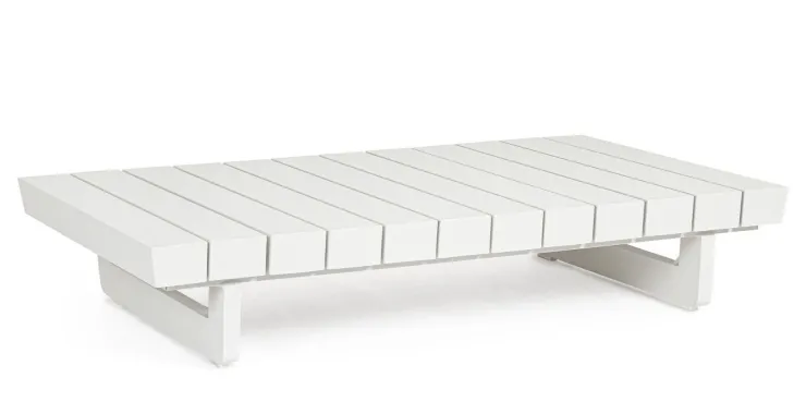 Tavolini>Bizzotto TAVOLINO IN ALLUMINIO BIANCO WG20 - INFINITY