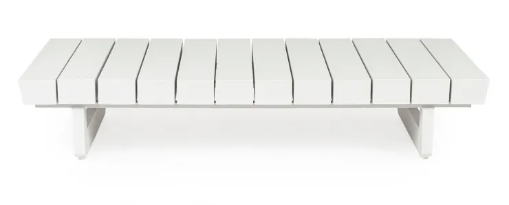 Tavolini>Bizzotto TAVOLINO IN ALLUMINIO BIANCO WG20 - INFINITY