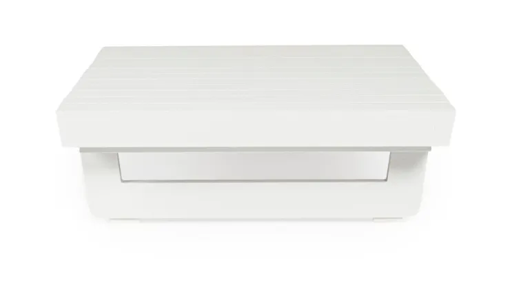 Tavolini>Bizzotto TAVOLINO IN ALLUMINIO BIANCO WG20 - INFINITY