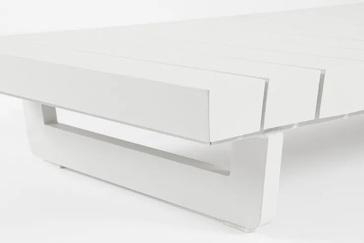 Tavolini>Bizzotto TAVOLINO IN ALLUMINIO BIANCO WG20 - INFINITY
