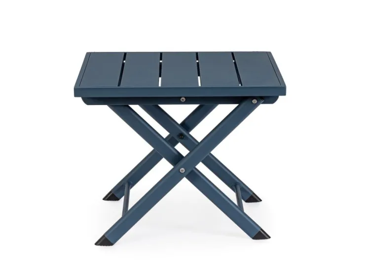 Tavolini>Bizzotto TAVOLINO IN ALLUMINIO NAVY - TAYLOR