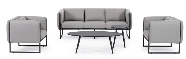 Tavolini>Bizzotto TAVOLINO IN ALLUMINIO 119X58 - SPACE